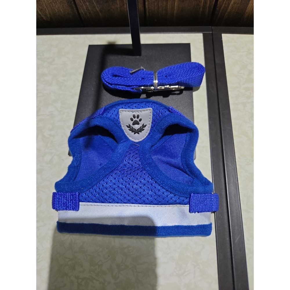 X-Small Blue Harness W/leash
